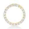 Anhänger aus 750 Gold Gelbgold 22 Brillanten 1,61ct TW-VSI/SI 22x21,9mm
