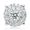 Anhänger aus 750 Gold Weißgold 28 Brillanten 0,53ct F-VSI 9x9mm