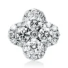 Anhänger aus 750 Gold Weißgold 25 Brillanten 0,51ct TW-VSI/SI 9,7x9,8mm