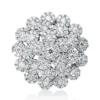 Anhänger aus 750 Gold Weißgold 251 Brillanten 0,85ct F-VSI 17,2x17,2mm