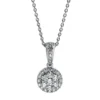 Anhänger aus 750 Gold Weißgold 28 Brillanten 0,42ct TW-SI 16,4x8,4mm mit Öse