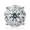 Anhänger aus 750 Gold Weißgold 10 Brillanten 0,35ct F-VSI 6,7x6,7mm