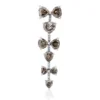 Anhänger aus 750 Gold Weißgold 19 Diamanten 4,15ct 40,6x11,3mm