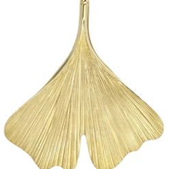 Anhänger Ginko Ginkoblatt 33,7x36,8mm aus 375 Gold Gelbgold Kettenanhänger