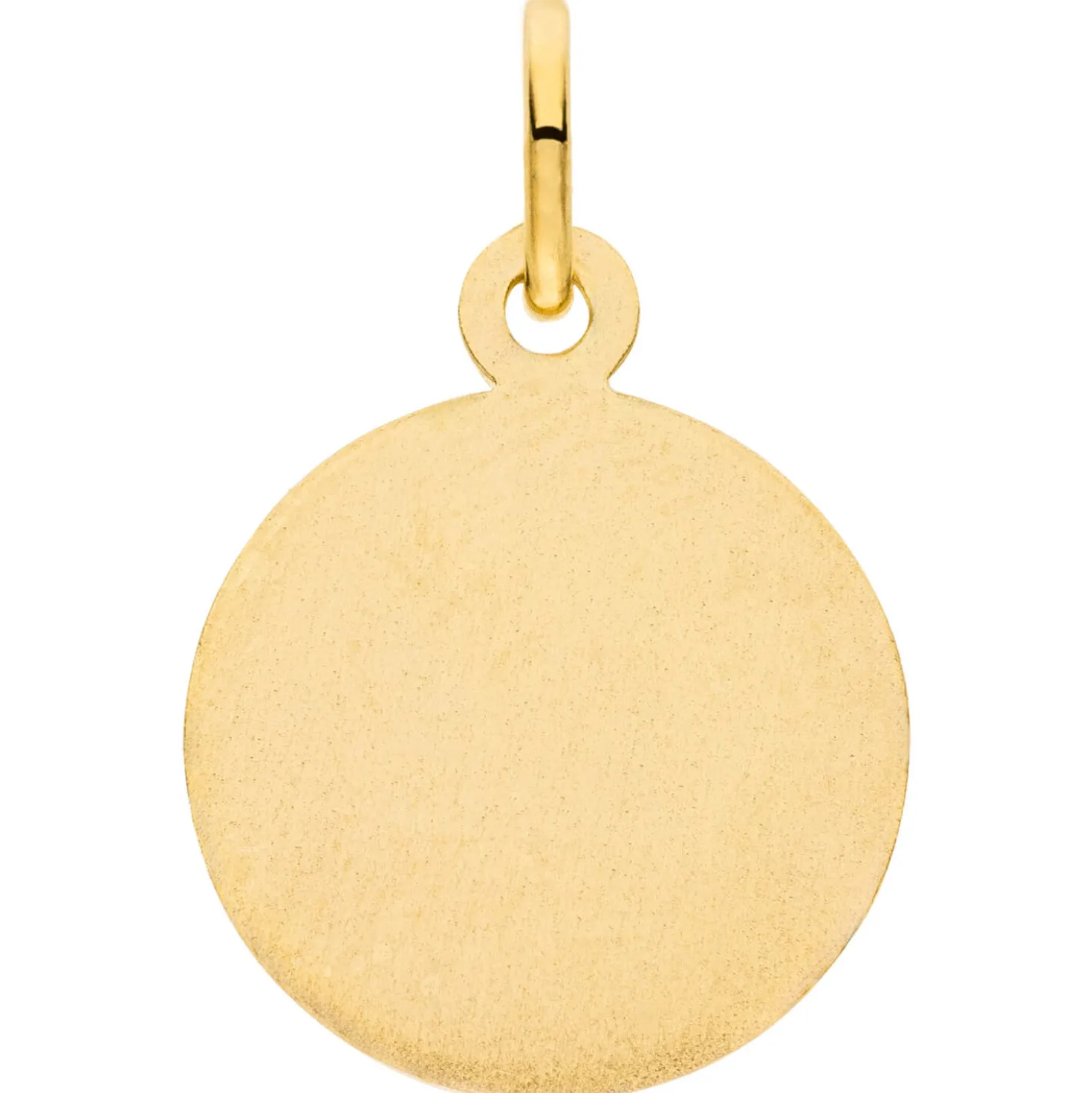 Anhänger Sternzeichen Löwe aus 333 Gold Gelbgold mattiert rund Ø 12mm