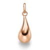 Anhänger Tropfen 19,5x6,6mm aus 585 Gold Rotgold glänzend schlicht