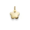 Anhänger 9,5x13mm Blume Blümchen aus 585 Gold Gelbgold flach glänzend