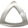 Anhänger 13,4x12,4mm Diamant 0.08Ct Dreieck durchbrochen 950 Platin