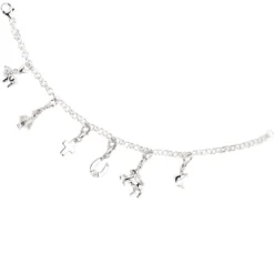 Anhänger 15,6x14,2mm Einhänger Pferd Charm aus 925 Silber rhodiniert Damen