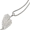Anhänger 18,6x37,8mm Flügel Engelsflügel aus 925 Silber Halsschmuck für Damen