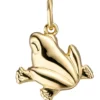 Anhänger 11,4x13,2mm Frosch Fröschlein aus 333 Gold Gelbgold Goldanhänger