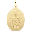 Anhänger 14,2x21,2mm Heilige Maria Milagrosa aus 333 Gold Gelbgold oval
