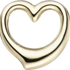 Anhänger 12,6x12,3mm Herz Schwingherz Herzanhänger aus 585 Gold Gelbgold Damen