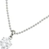 Anhänger 8,6x11,5mm mit Zirkonia weiß aus 925 Silber rhodiniert Damen
