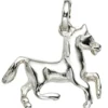 Anhänger 18x16mm Pferd aus echtem 925 Silber Kinder Silberanhänger