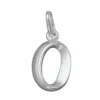 Anhänger 15x9mm Silberanhänger Buchstabe O aus echtem 925 Silber Unisex