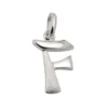 Anhänger 15x11mm Silberanhänger Buchstabe F aus echtem 925 Silber Unisex
