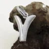 Anhänger 15x11mm Silberanhänger Buchstabe V aus echtem 925 Silber Unisex
