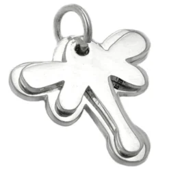 Anhänger 17x17mm Silberanhänger Doppel Schmetterling aus 925 Silber Kinder