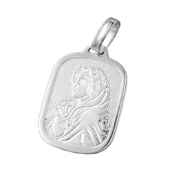 Anhänger 21x15mm Silberanhänger Maria mit Jesuskind 925 Echtsilber Unisex