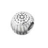 Anhänger 10x8mm Silberanhänger Perle-bead geschwärzt 925 Silber Damen