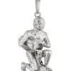 Anhänger 24,1x43,5mm Sternzeichen Wassermann 925 Silber rhodiniert teilmattiert