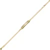 Armband Armkette Armschmuck, 585 Gelbgold, 16cm, Identbändchen, Kinder