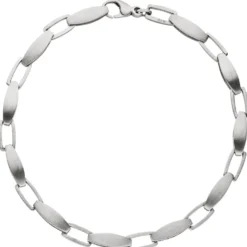 Armband Armkette aus 950 Platin mattiert Armschmuck 19,5cm