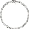 Armband Armkette 6 Diamanten 0.3Ct Brillanten 585 Gold Weißgold 19cm