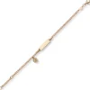 Armband Armkette Engel Schutzengel 585 Gold Rotgold 16cm Identbändchen Kinder