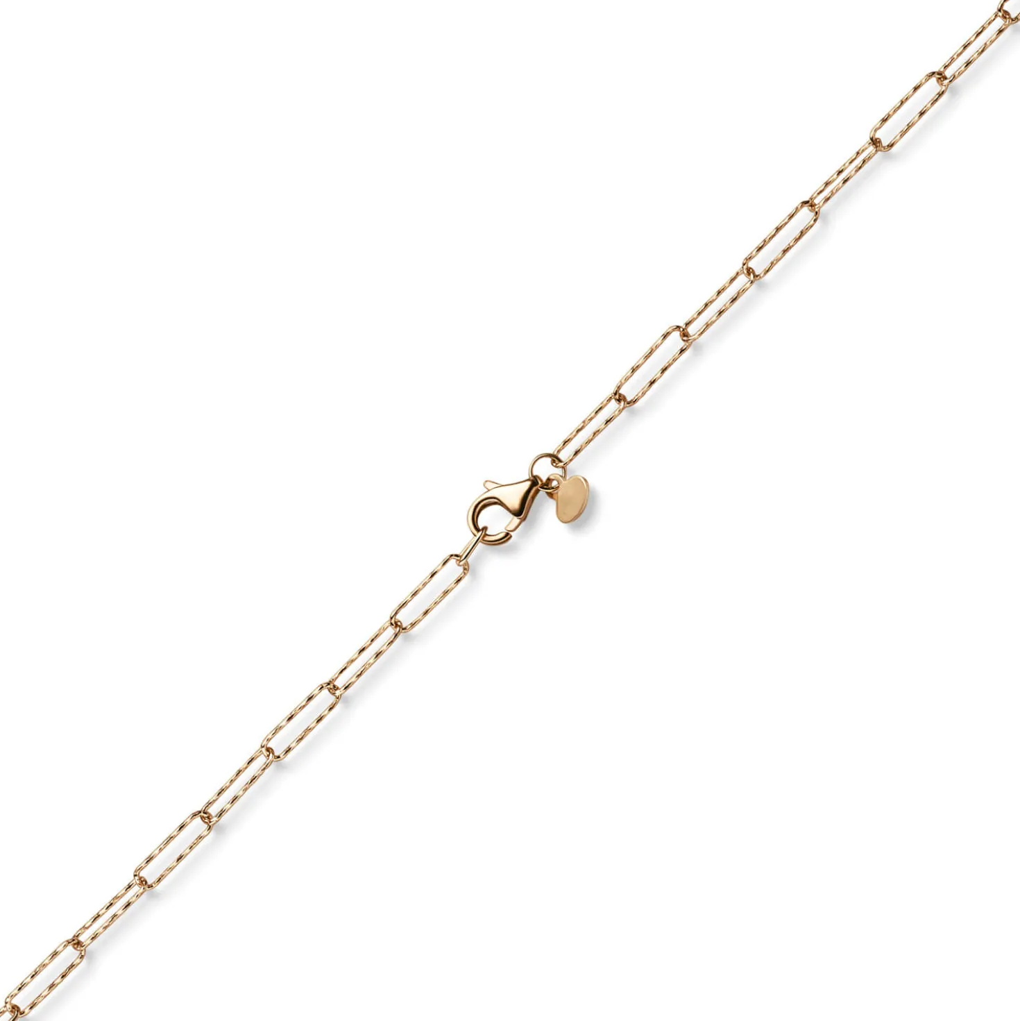Armband Armkette Weit-Ankerkette aus 585 Gold Rotgold strukturiert 19cm