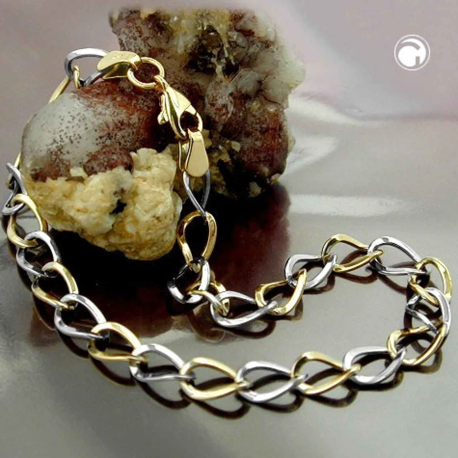 Armband Armschmuck Ankerkette Goldschmuck 375 Gold 19cm
