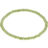 Armband Armschmuck aus echtem Edelstein Peridot grün Ø 4mm endlos dehnbar 18,5cm