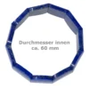Armband aus Edelstein Lapis-Lazuli 25mm breit Naturstein blau glatt dehnbar Ø6cm