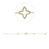 Armband aus 750 Gelbgold 24 Diamanten 0,05ct TW-SI 8 Diamanten 0,01ct TW-SI