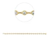 Armband aus 585 Gold Gelbgold 20 Brillanten 2,97ct TW-SI B:2mm L:19,1cm Zarge