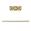 Armband aus 750 Gold Gelbgold 400 Brillanten 5,42ct TW-VSI L:17,8cm