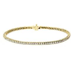 Armband aus 750 Gold Gelbgold 96 Brillanten 2ct TW-SI L:18cm