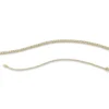 Armband aus 750 Gold Gelbgold 102 Brillanten 0,92ct TW-SI B:1,5mm L:18cm 4er-Krappe