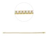 Armband aus 750 Gold Gelbgold 65 Brillanten 3ct TW-SI L:18cm