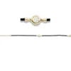 Armband aus 750 Gold Gelbgold Brillant 0,24ct TW-SI L:17,8cm Zarge