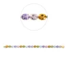 Armband aus 750 Gold Gelbgold 20 Citrine 26,1ct gelb L:17cm 4er-Krappe