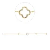 Armband aus 750 Gold Gelbgold 24 Diamanten 0,07ct TW-SI B:9,7mm L:18cm
