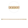 Armband aus 750 Gold Gelbgold 52 Diamanten 11,78ct B:4,5mm L:18cm 4er-Krappe