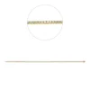 Armband aus 750 Gold gelb/weiß 108 Brillanten 1ct TW-SI L:18cm 4er-Krappe