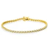 Armband aus 750 Gold gelb/weiß 56 Brillanten 1ct TW-SI L:17,8cm