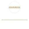Armband aus 750 Gold gelb/weiß 67 Brillanten 2,5ct TW-SI B:2,5mm L:18cm 4er-Krappe