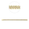 Armband aus 750 Gold gelb/weiß 686 Brillanten 3,01ct TW-SI B:8,6mm L:18cm