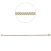 Armband aus 750 Gold gelb/weiß 63 Brillanten 1,51ct TW-SI B:2,8mm L:18cm