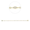 Armband aus 750 Gold gelb/weiß 28 Diamanten 2,49ct TW-VSI B:4,3mm L:18cm Zarge